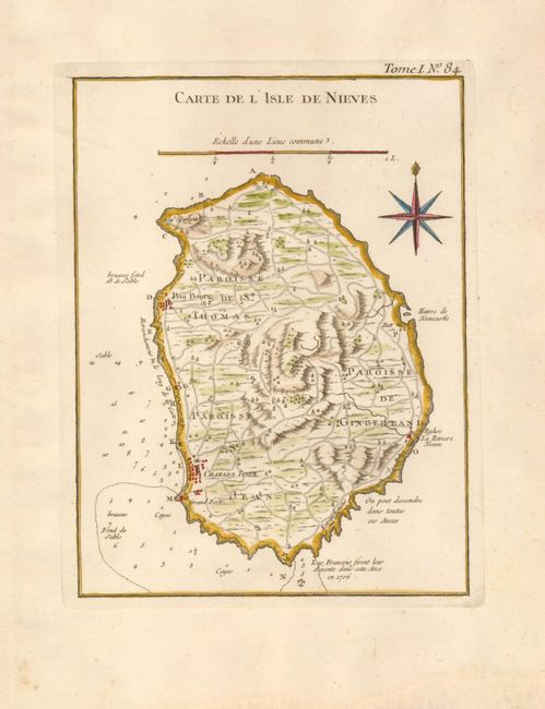 Carte de l'Isle de Nieves