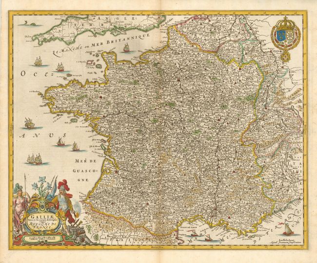 Galliae, Nova et Accurata Descriptio Vulgo Royaume de France