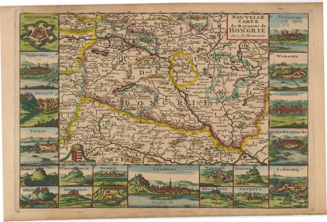 Nouvelle Carte du Royaume de Hongrie avec ses Forteresses [in set with] Carte Nouvelle de Transilvanie avec les Confins
