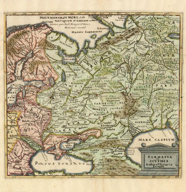 Sarmatia et Scythia Russia et Tartaria Europea