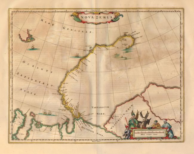 Nova Zemla [and] I. Ordinum Vulgo Staten Eyland [on verso] I. Mauritius