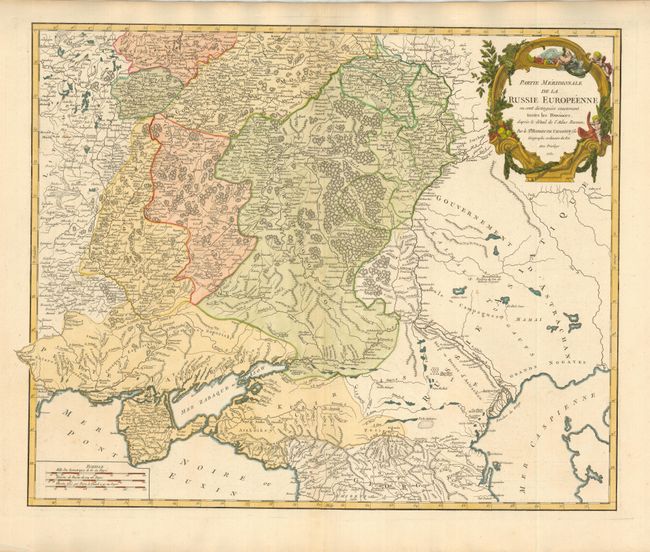 Partie Meridionale de la Russie Europeenne ou sont distinguees exactement toutes les Provinces, d'apres le detail de l'Atlas Russien