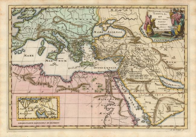Geographiae Sacrae Tabula, quae Totius Orbis Partes Continet