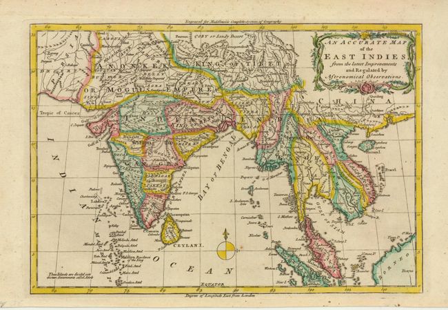 An Accurate Map of the East Indies, from the latest Improvements and Regulated by Astronomical Observations