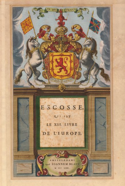 Escosse, qui est le XII Livre de l'Europe