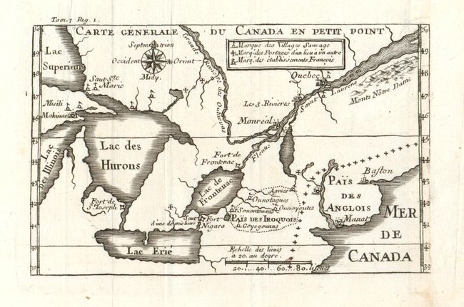 Carte Generale du Canada en Petit Point