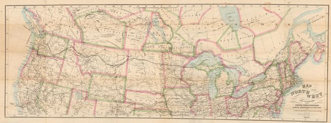 Map of the Northwest from Explorations by the United States Engineers & Royal Engineers of England and Union & Northern Pacific R.R. Surveys