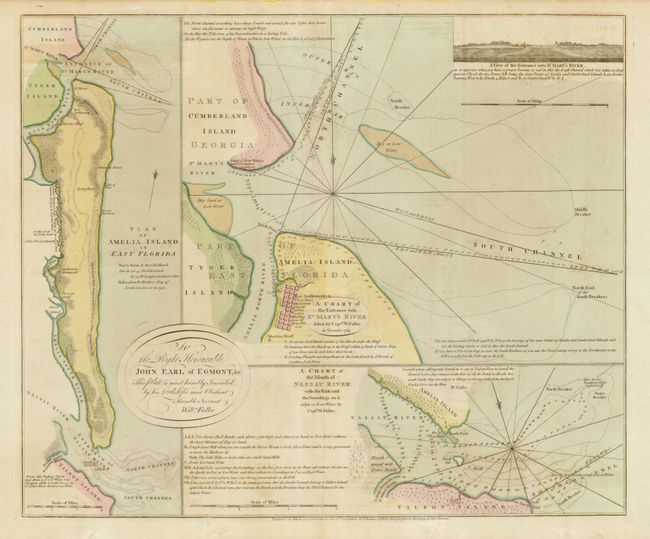 A Chart of the Entrance into St. Mary's River Taken by Captn. W. Fuller in Nov. 1769 [on sheet with] Plan of Amelia Island in East Florida [and] A Chart of the Mouth of Nassau River 