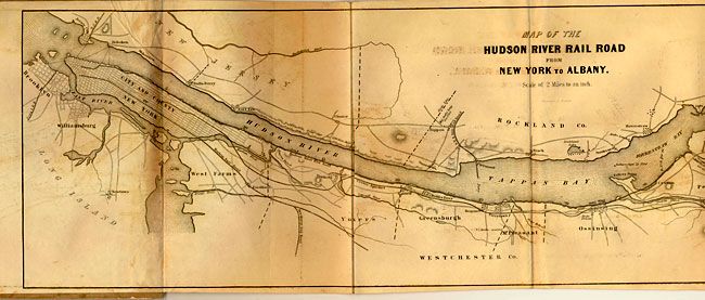Old World Auctions - Auction 131 - Lot 344 - Map of the Hudson River ...