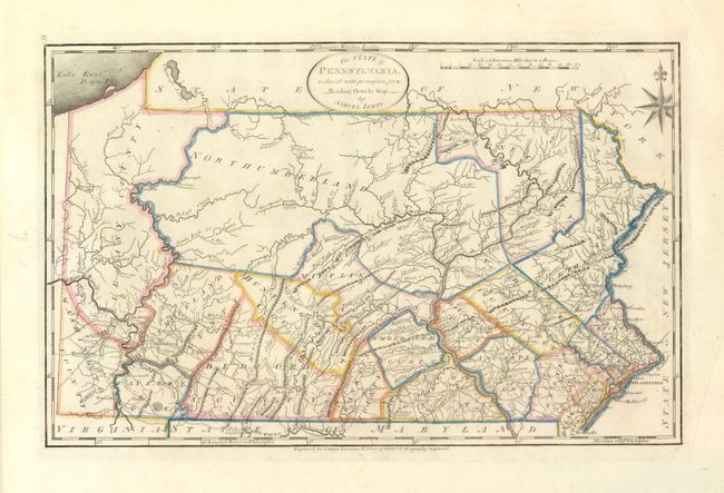 The State of Pennsylvania. reduced with persission from Reading Howells Map, by Samuel Lewis