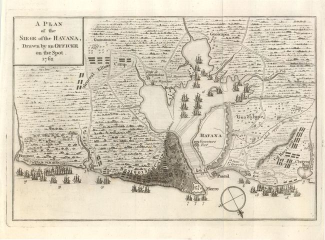 A Plan of the Siege of the Havana, Drawn by an Officer on the Spot