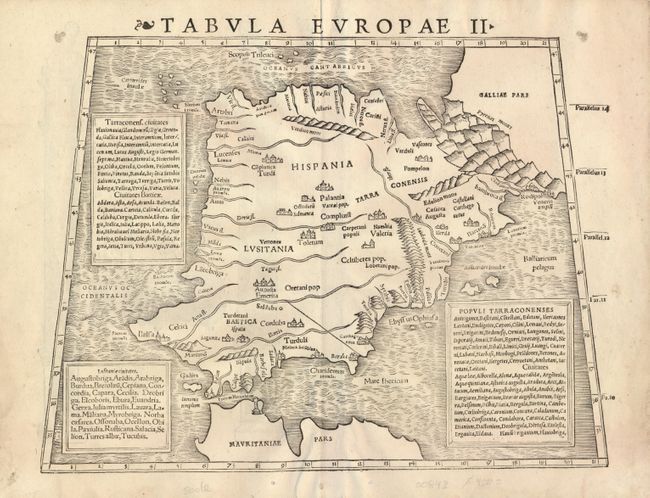 Tabula Europae II [together with] Hispania III Nova Tabula