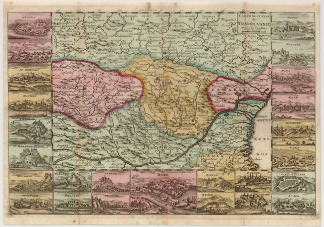 Carte Nouvelle de Transilvanie avec ses Confins