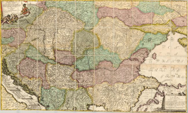 Neu und Accurat Versaste General Post Landkarte  Hungarn