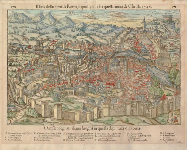 Il Sito della citta di Roma, il qual quella ha questo anno di Christo 1549