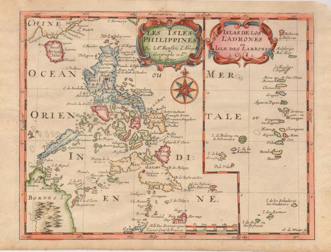 Les Isles Philippines  [on sheet with] Islas de los Ladrones ou Isle des Larrons
