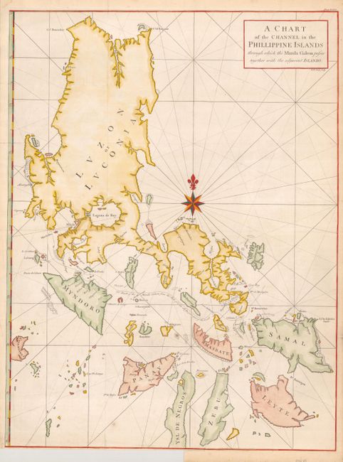 A Chart of the Channel in the Philippine Islands through which the Manila Galeon passes together with the Adjacent Islands