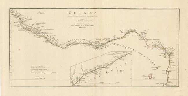 Guinea Zwischen Sierra-Leona und dem Aequator
