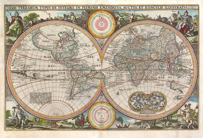 Orbis Terrarum Typus de Integro in Plurimis Emendatus, Auctus, et Icunculis Illustratus