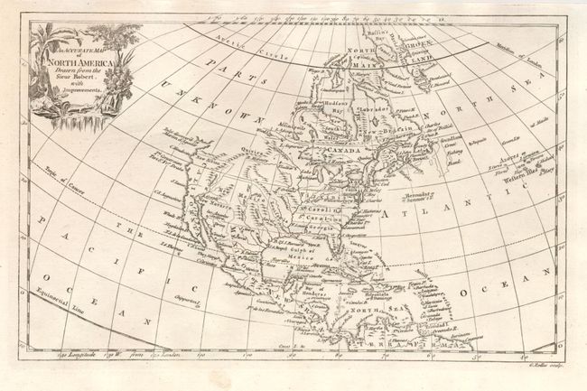 An Accurate Map of North America Drawn from the Sieur Robert, with Improvements [in set with]  An Accurate Map of South America
