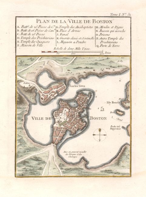 Plan de la Ville de Boston