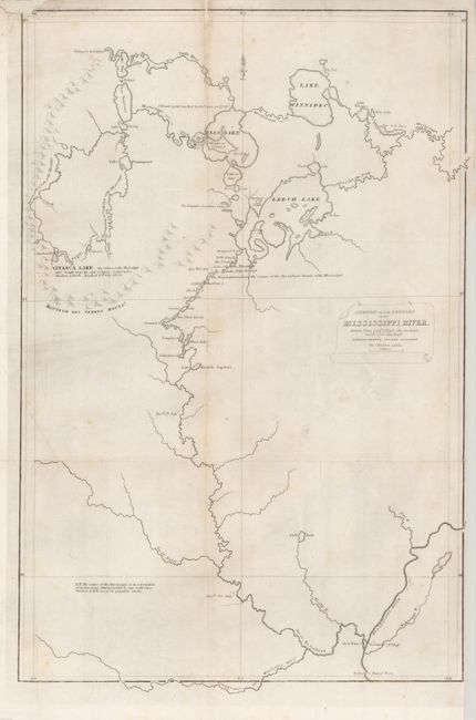 Sketch of the Sources of the Mississippi River, Drawn from Lieut. Allen's observations in 1832