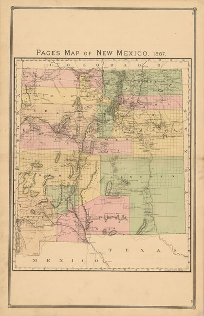Page's Map of New Mexico
