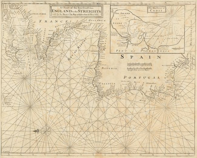 A Chart of the Sea Coast from England to the Streights