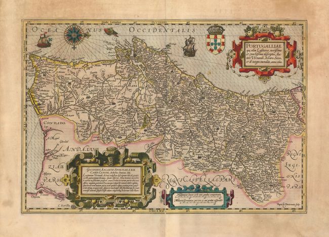 Portugalliae que olim Lusitania, Novissima et Exactissima Descriptio Auctore Vernando Alvaro Secco, et de Integro Emendata, Anno 1600
