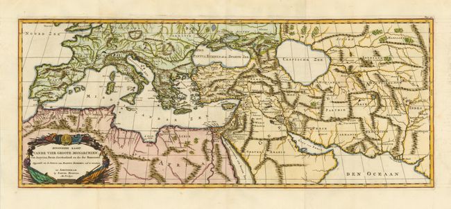 Bysondere Kaart Vande Vier Groote Monarchien, van Assyrien, Persie, Griekenland, en die der Romeinen