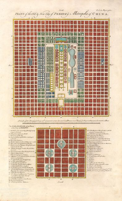 Plans of the Old & New City of Peking ye Metropolis of China