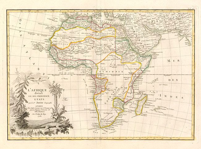 L'Afrique divisee en ses Principaux Etats