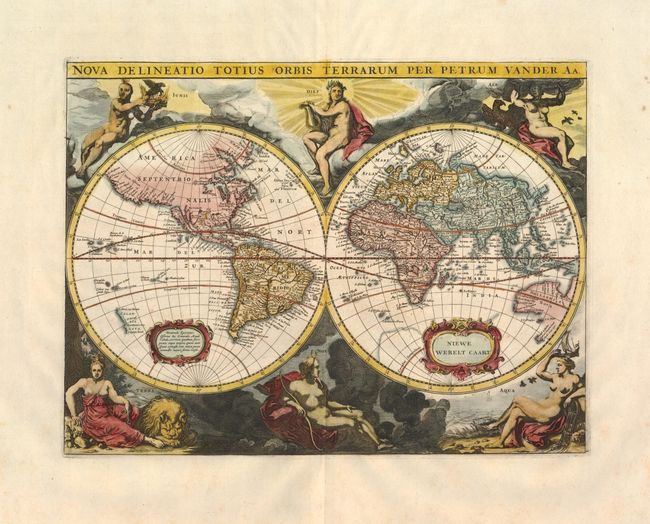 Nova Delineatio Totius Orbis Terrarum Per Petrum Vander Aa