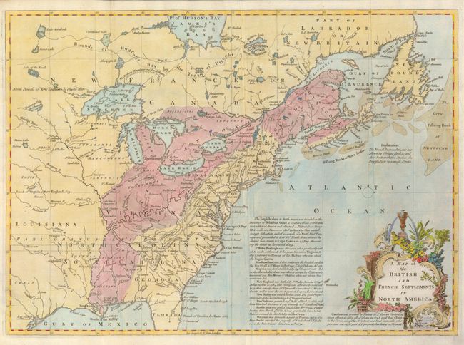 A Map of the British and French Settlements in North America