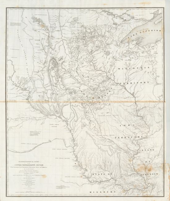 Hydrographical Basin of the Upper Mississippi River from Astronomical and Barometrical Observations Surveys and Information