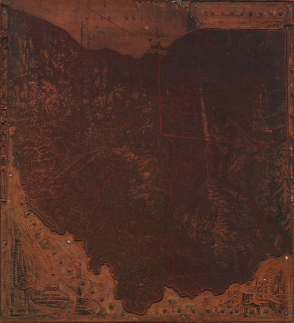 [Copper Printing Plate] Ohio.  United States Department of the Interior.  Geological Survey.