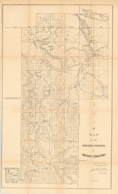 Map of the Surveyed Portions of Oregon Territory