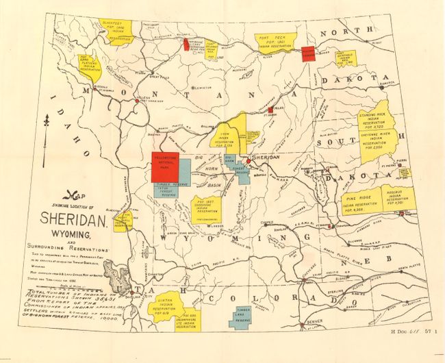 Old World Auctions - Auction 133 - Lot 290 - Map Showing the Location ...