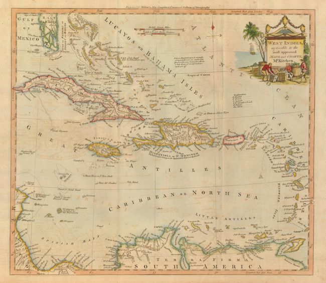 West Indies, agreeable to the most approved Maps and Charts