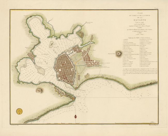 Plan du Port et de la Ville de la Havanne