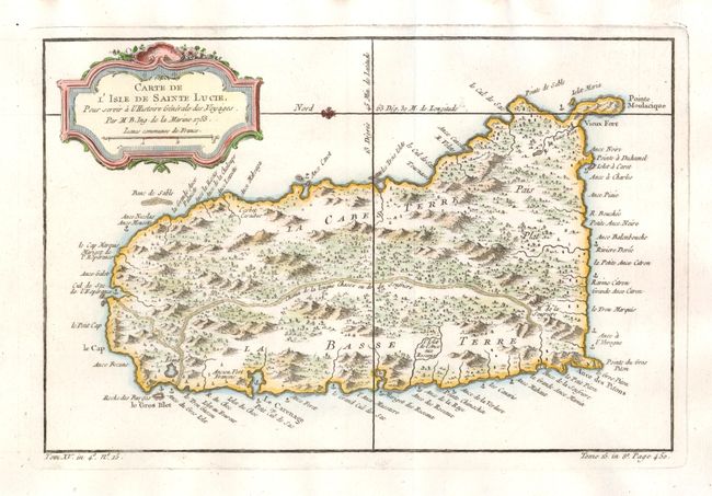 Carte de l'Isle de Sainte Lucie [and] Carte de l'Isle St. Christophe [and] Carte de l'Isle de la Barbade