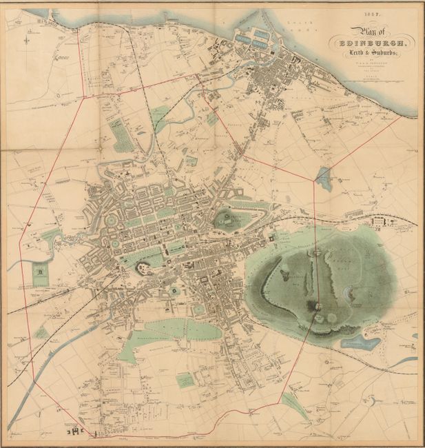 Plan of Edinburgh, Leith & Suburbs