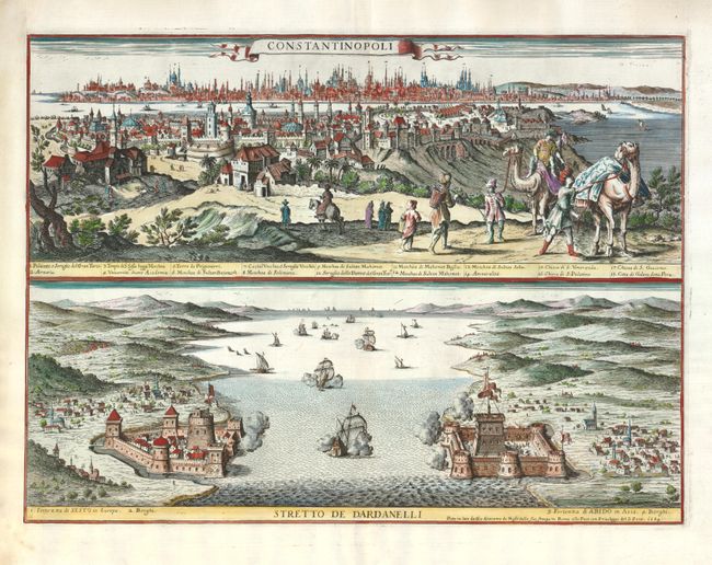 Constantinopoli [and] Stretto de Dardanelli