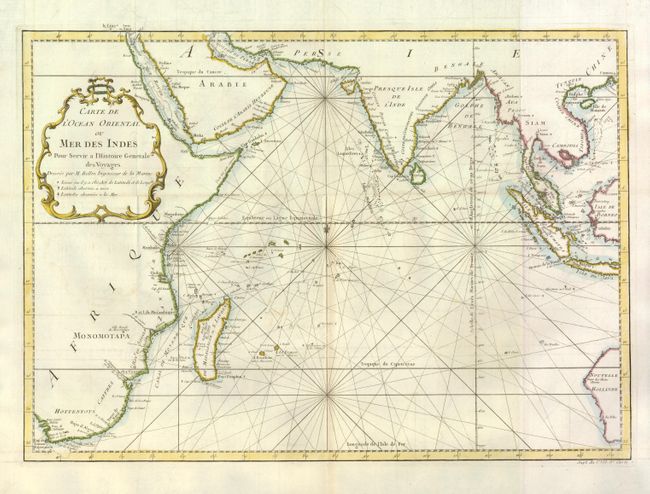 Carte de l'Ocean Oriental, ou Mer des Indes