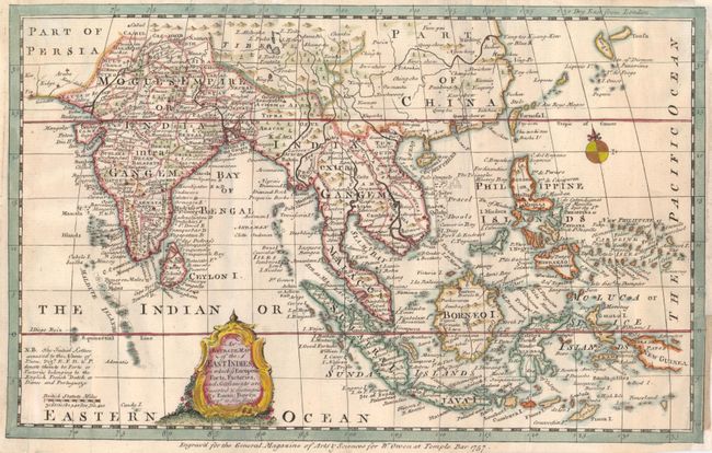 An Accurate Map of the East Indies, in which ye European forts, Factories, and Settlements are Inserted & distinguished