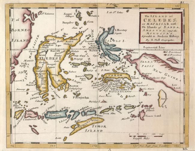 The Island of Celebes, or Macassar with the Islands of Banda, Amboyna, and the Molucca's, Agreeable to Modern History