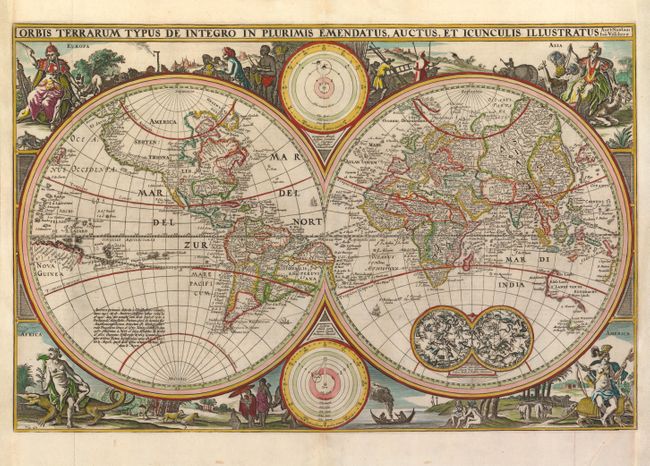 Orbis Terrarum Typus de Integro in Plurimis Emendatus, Auctus, et Icunculis Illustratus