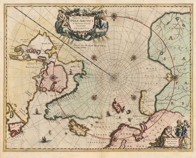 Nova et Accurata Poli Arctici et Terrarum Circum Iacentium Descriptio