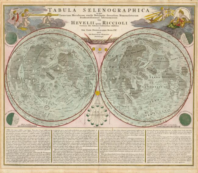 Tabula Selenographica in qua Lunarium Macularum exacta Descriptio secundum Nomenclaturam Praestantissimorum Astronomorum tam Hevelii quam Riccioli