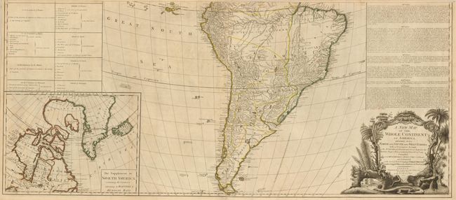 A New Map of the Whole Continent of America, Divided into North and South and West Indies